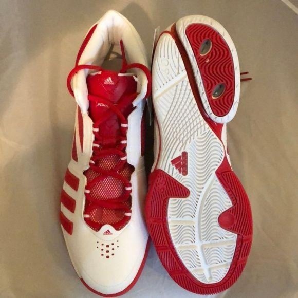 Adidas SM Fly By NBA Men\'s Shoes, Size 10.5 Red
